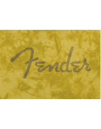 Fender Spaghetti Logo Tie-Dye T-Shirt Mustard XL