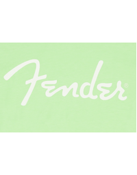 Fender Spaghetti Logo T-Shirt Surf Green S