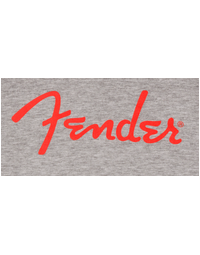 Fender Spaghetti Logo Long-Sleeve T-Shirt Heather Gray M