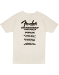 Fender World Tour T-Shirt Vintage White XL