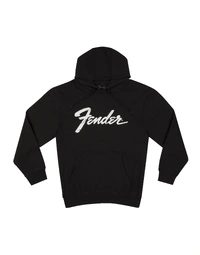 Fender Logo Date Back Hoodie Black M