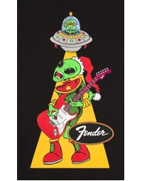 Fender Ugly Christmas T-Shirt Alien Black M