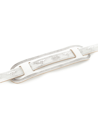Gretsch Vintage Tooled Leather Guitar Strap White