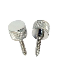 Gretsch Strap Buttons Most Gretsch Guitars w/ Mounting Hardware Chrome (Set of 2)
