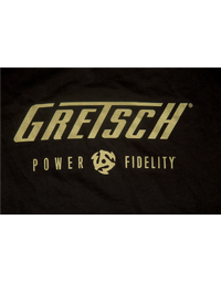 Gretsch Power & Fidelity Logo T-Shirt Black M