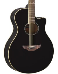 Yamaha APX600 Spruce Acoustic w/ Pickup Black