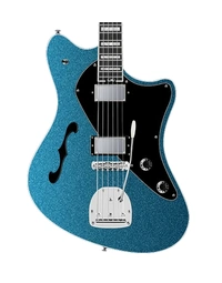 Balaguer Espada Ambient Semi-Hollowbody Gloss Metallic Lake Placid Blue