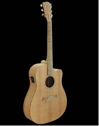 Cole Clark FL1EC FL Dreadnought Acoustic Guitar Southern Silky Oak