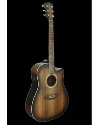 Cole Clark FL2EC FL Dreadnought Acoustic Guitar All Blackwood Sunburst