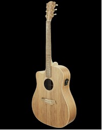 Cole Clark FL2EC FL Dreadnought Left-Handed Acoustic Guitar All Blackwood