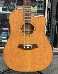 Cole Clark CCFL2EC-SSORR Touring Series All Solid Southern Silky Oak Dreadnought Acoustic Guitar w/ Pickup