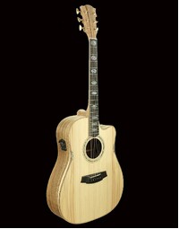 Cole Clark FL3EC FL Dreadnought Acoustic Guitar Bunya/Blackwood 