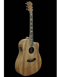 Cole Clark FL3EC FL Dreadnought Acoustic Guitar All Blackwood 