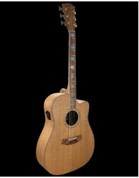 Cole Clark CCFL3EC-SSO-AE FL Dreadnought Acoustic Guitar Southern Silky Oak w/ River She Oak Fretboard