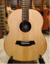 Cole Clark CCLL2E-BBR Touring Series Solid Bunya / Blackwood Mini Acoustic Guitar RW w/ Pickup