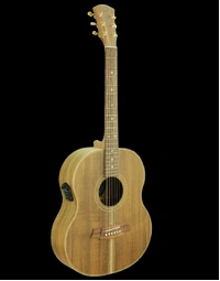 Cole Clark CCLL2E-BLBL Touring Series All Solid Blackwood Mini Acoustic Guitar w/ Pickup