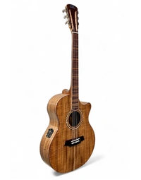 Cole Clark CCRANMGEC-BLBLR Recording Series Mastergrade All Solid Blackwood Grand Auditorium Acoustic Guitar RW w/ Pickup