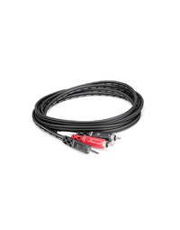 Hosa CMR206 Stereo Breakout, 3.5mm TRS to Dual RCA, 6 ft