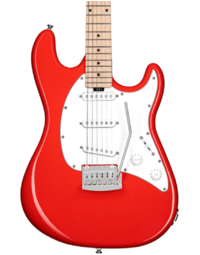 Sterling by Music Man Cutlass CT30 SSS Electric Guitar Fiesta Red
