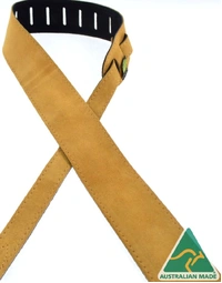 Colonial Leather Double Suede Strap Tan