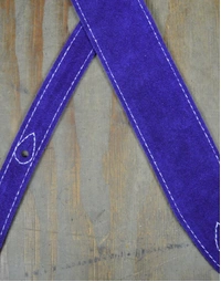 Colonial Leather Double Suede Strap Violet