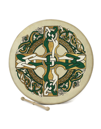 Waltons 18" Bodhran Pack - Gaelic Cross Print