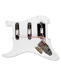 EMG KH20 Kirk Hammett Signature Pre-Wired Pickguard Active HSS Pickup Set 3-Ply White Pearloid PG