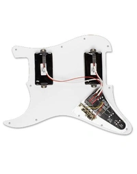 EMG KH21 Kirk Hammett Signature Pre-Wired Pickguard Active Humbucker Pickup Set 3-Ply White Pearloid PG