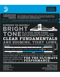 D'Addario EXL220S XL 40-95 Short Scale Bass Strings