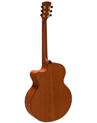 Faith Natural Jupiter Jumbo Acoustic Guitar All Solid with Pickup, Cutaway & Hard Case