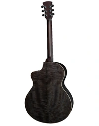 Faith FX Exotic Neptune 2026 All Solid Mango Baby Jumbo Acoustic Guitar Cutaway w/ Pickup Moondust Grey