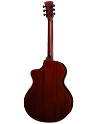 Faith Nexus Neptune All Solid Mahogany Baby Jumbo Acoustic Guitar Cutaway w/ Pickup Thru-Cognac Gloss