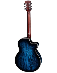 Faith Blue Moon Venus All Solid Mango Left-Handed Auditorium Acoustic Guitar Cutaway w/ Pickup