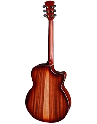 Faith Blood Moon Venus All Solid Trembesi Left-Handed Auditorium Acoustic Guitar Cutwaway w/ Pickup