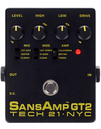 TECH 21 GT2 Sansamp Amp Emulation Pedal