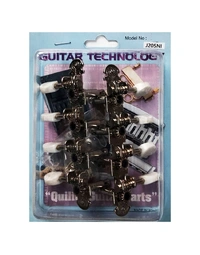 GT Mandolin Tuning Machines 8-String White Pearl Buttons Nickel