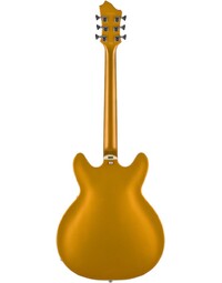 Hagstrom Justin York Viking Semi-Hollow Guitar Gold Top