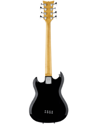 Hagstrom H8-II Retroscape 8-String Bass Guitar Black