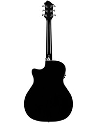 Hagstrom Siljan II Series Grand Auditorium Acoustic Electric Guitar Black Gloss