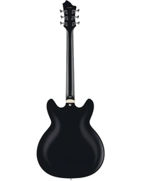 Hagstrom Super Viking Thinline Semi-Hollowbody Electric Guitar Black Gloss