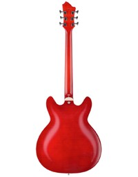Hagstrom Super Viking Semi-Hollow Guitar Wild Cherry Transparent Gloss