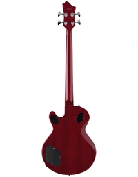 Hagstrom Swede Bass Guitar Wild Cherry Transparent Gloss