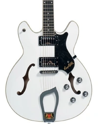 Hagstrom Viking Semi-Hollow Guitar White Gloss
