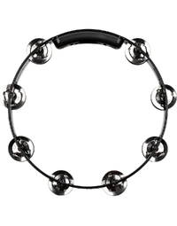 Meinl HTT10BK Headliner Series 10" Moulded ABS Tambourine Stainless Steel Jingles Black