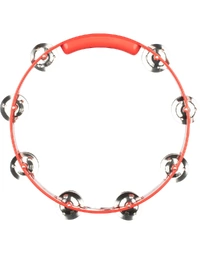 Meinl HTT10R Headliner Series 10" Moulded ABS Tambourine Stainless Steel Jingles Red
