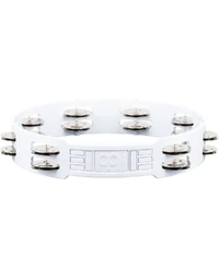 Meinl HTT10WH Headliner Series 10" Moulded ABS Tambourine Stainless Steel Jingles White
