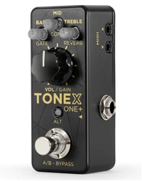 IK Multimedia AmpliTube TONEX ONE+ Compact AI Machine Modelled Tone Pedal w/ Bluetooth & MIDI