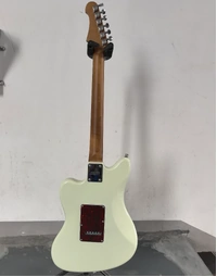 JET Guitars JJ-300 Electric Guitar Roasted MN Olympic White