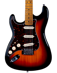 JET Guitars JS-300 Left-Handed Electric Guitar Roasted MN Sunburst