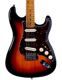 JET Guitars JS-300 Electric Guitar Roasted MN Sunburst